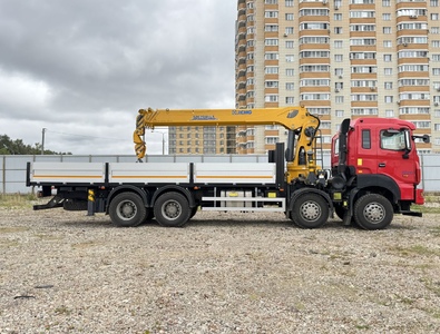 JAC N410 (41т) КМУ SQS 350-5 (14т) БОРТ 7,8×2,55×0,6м